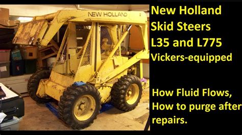 new holland hydraulic skid steer repair